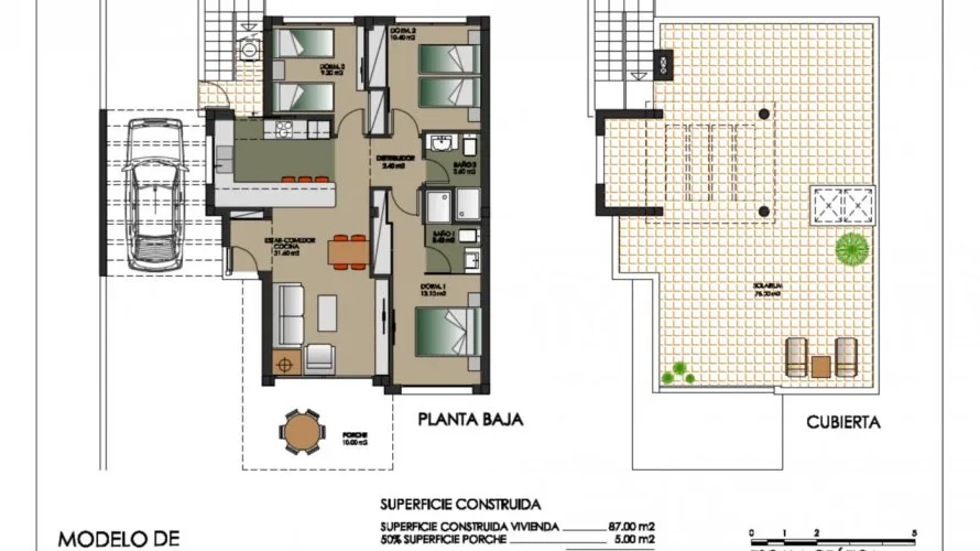 Villa de 3 dormitorios en San Miguel de Salinas, Spain No. 1045 № 16