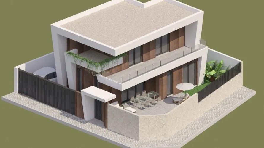 Villa de 3 dormitorios en Benijófar, España No. 1049