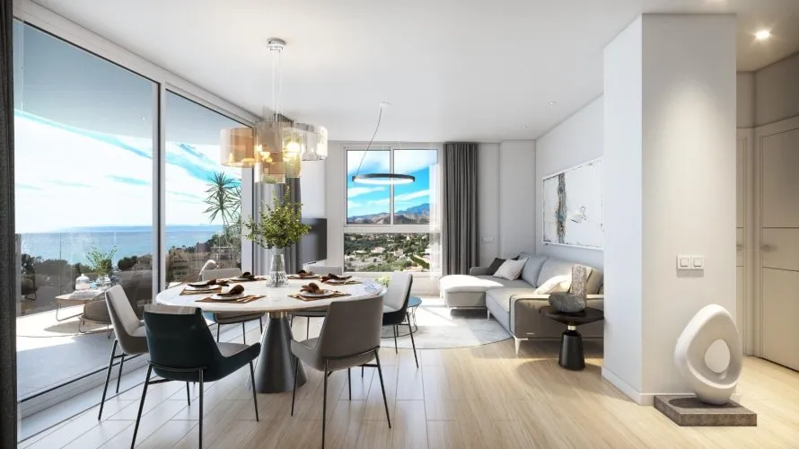 Apartamento de 2 dormitorios en Villajoyosa, España No. 925 № 2