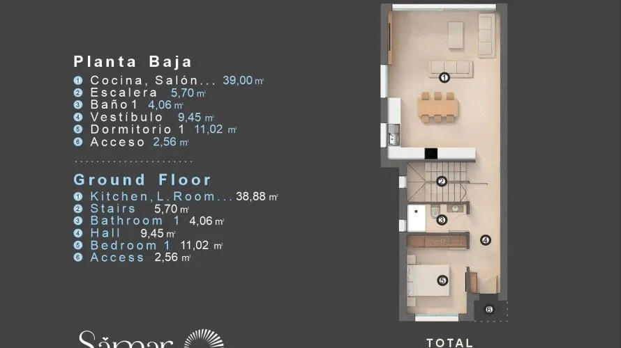 Villa de 3 dormitorios en Alicante, España No. 967 № 6