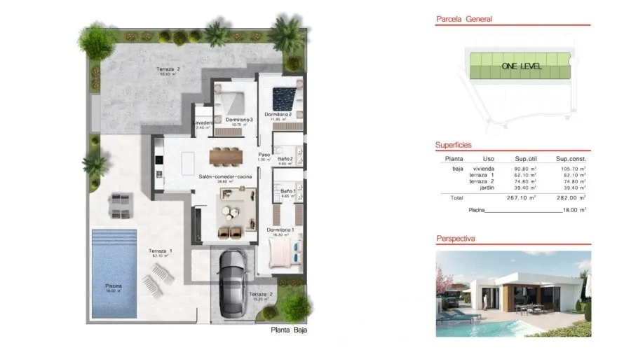 Villa de 3 dormitorios en Banos Y Mendigo, España No. 1734