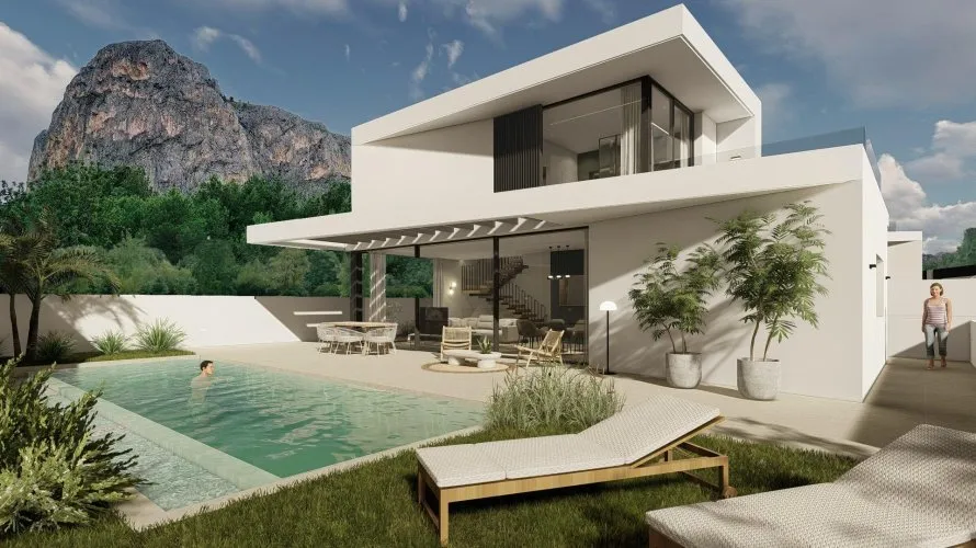 Villa de 3 chambres à Polop, Spain No. 1240 № 2