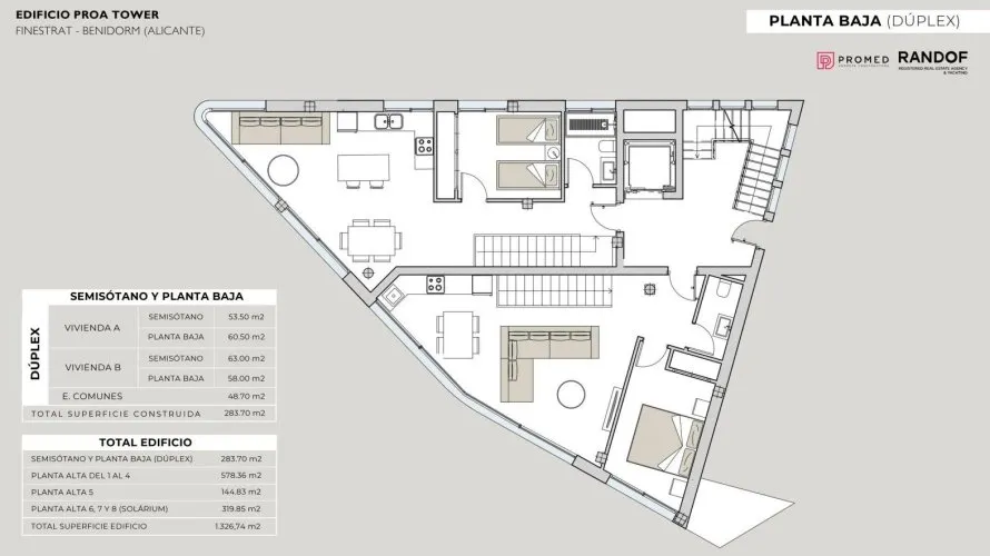 Penthouse de 3 chambres à Finestrat, Espagne No. 1259 № 11