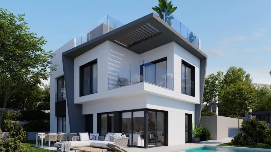 Villa de 4 chambres à Villajoyosa, Spain No. 1260