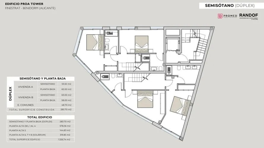 Penthouse de 3 chambres à Finestrat, Espagne No. 1259 № 10