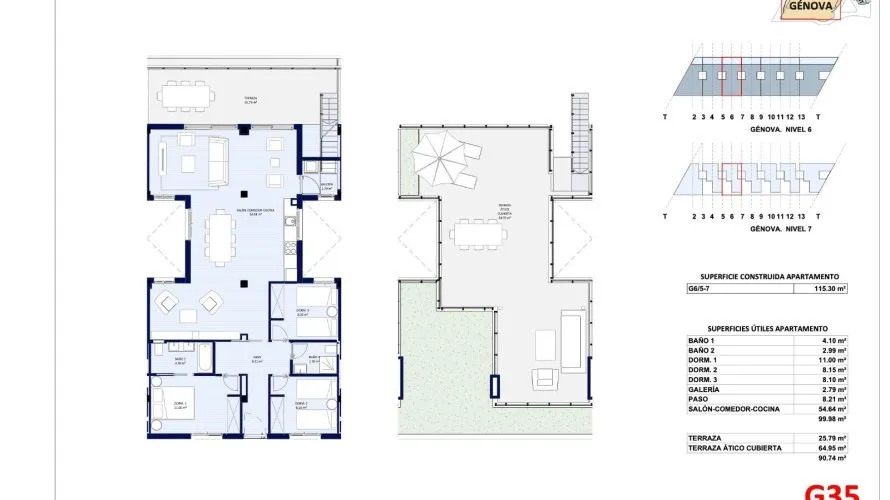 3 bedrooms penthouse for sale , L'Alfàs del Pi, Spain No. 1274 № 3