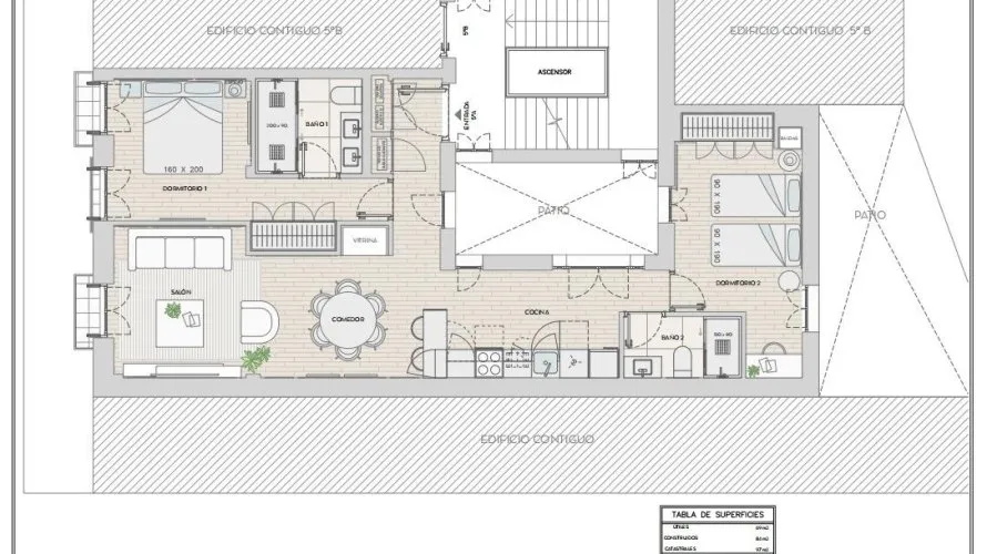 2 bedrooms apartment for sale , Madrid, Spain No. 1213 № 15