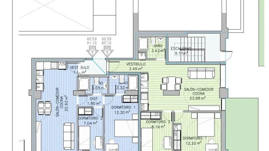 2 bedrooms apartment for sale , Madrid, Spain No. 1306 № 15